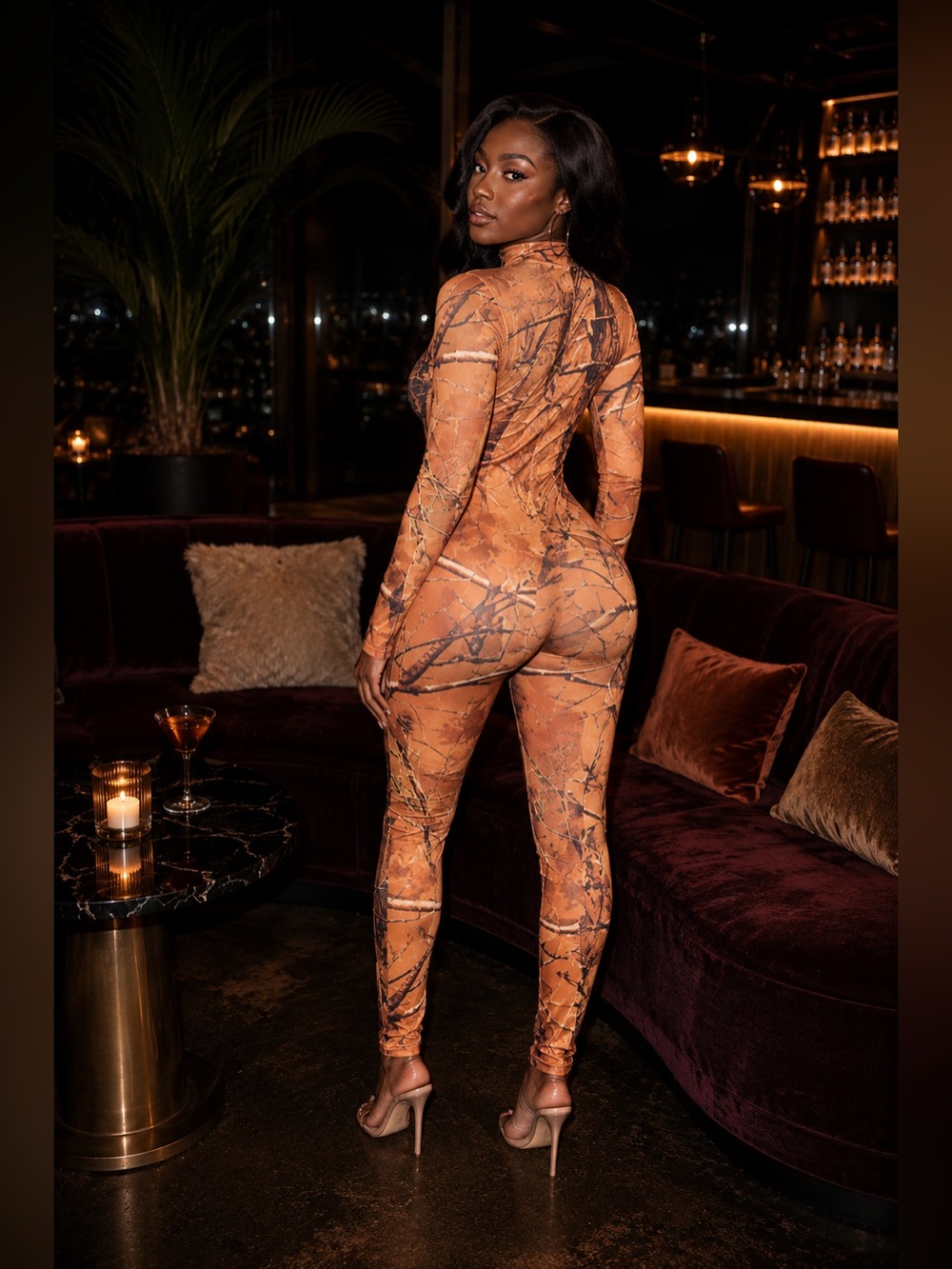 The Baddie in the Wild Jumpsuit.